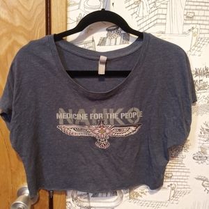Band crop top Nahko and medicine for the people